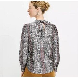 LOFT Tie Back Women’s XL Long Sleeve Blouse